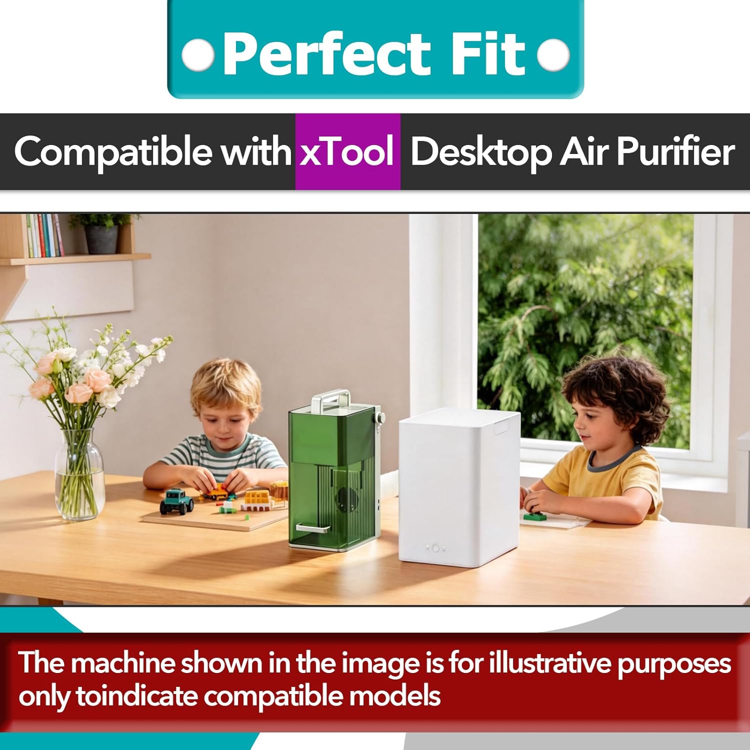20 Pcs Pre-filter Replacement Compatible with F1 Desktop Air Purifier, Office & Home Use, Non-woven Fabric, Effectively is designed to help collect Dust, Pet Hair & Debris, Extends Filter Life