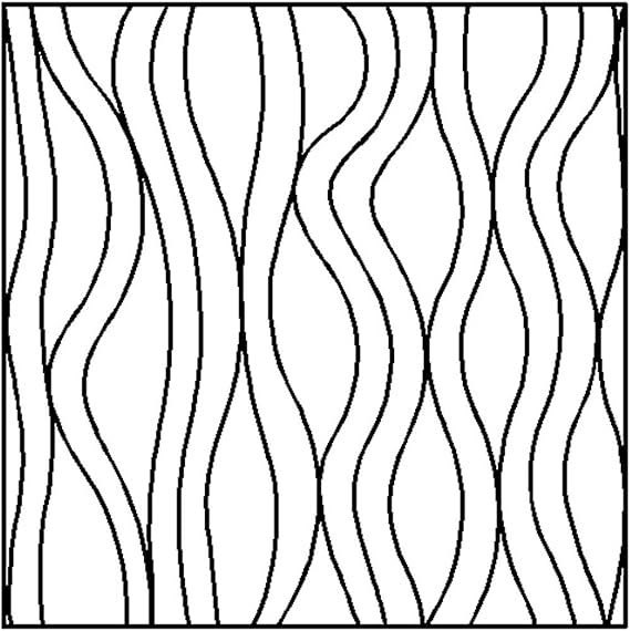 Quilting Creations Flowing Lines Block Continuous Line