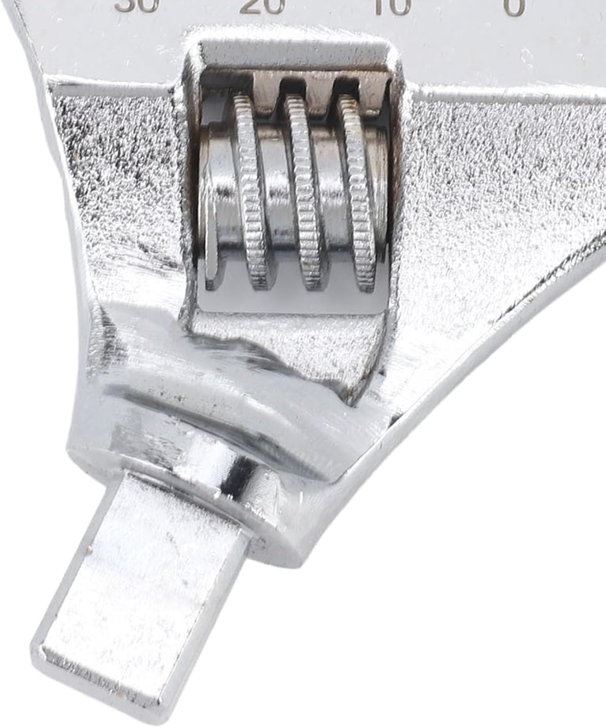 Eujgoov Adjustable Wrench Head 9x12mm, Torsion Wrench Head CRV Adjustable Wrench Head for Square Socket Torsion Wrench (0‑37mm)