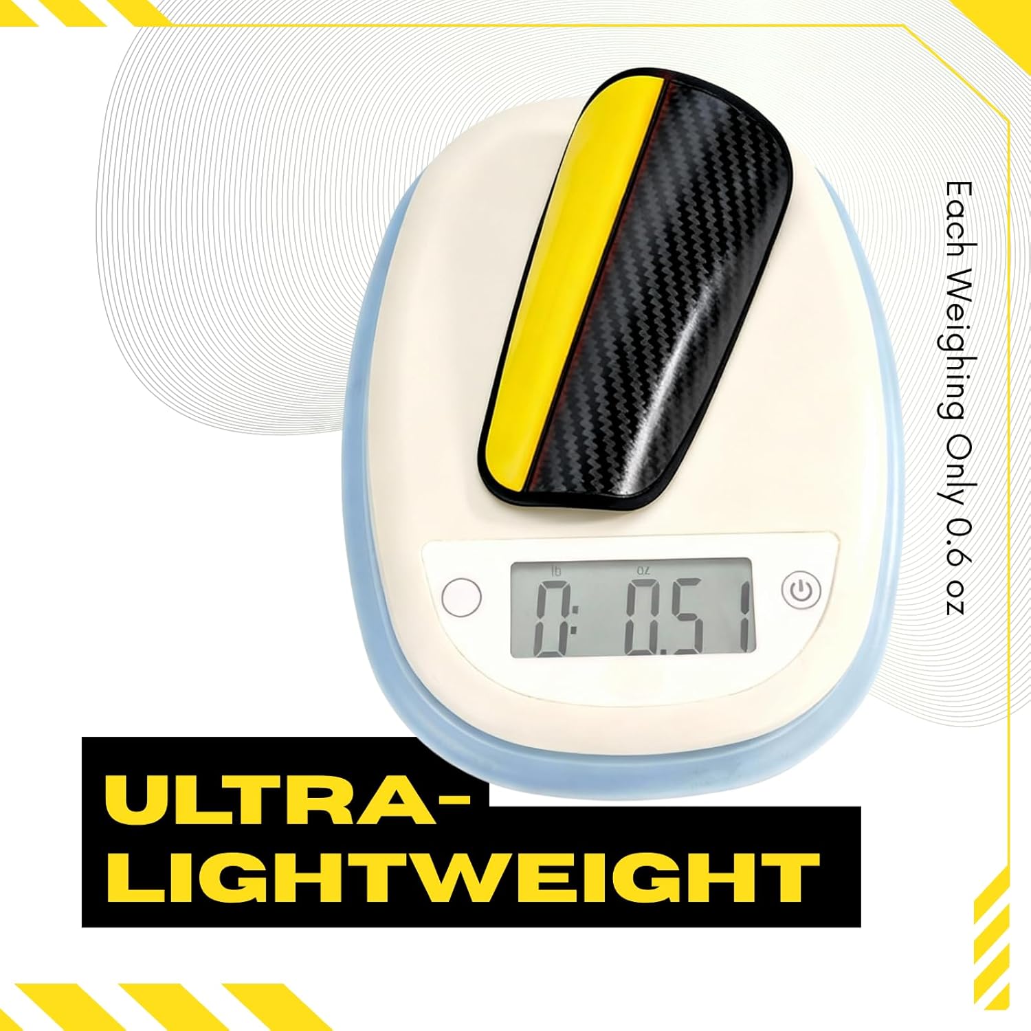 Pro Carbon Fiber Soccer Shin Guards, One Size Fits All, Dual Shell Design with 24000MPa Tensile Strength, Portable Carrying Case