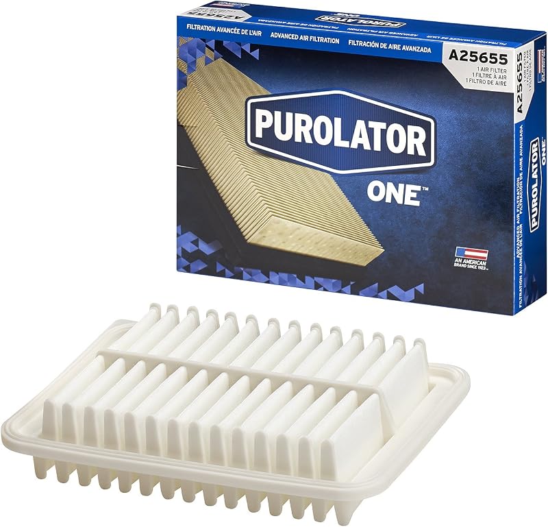 Filtro de ar do motor PurolatorONE A25655 retangular – 1 unidade