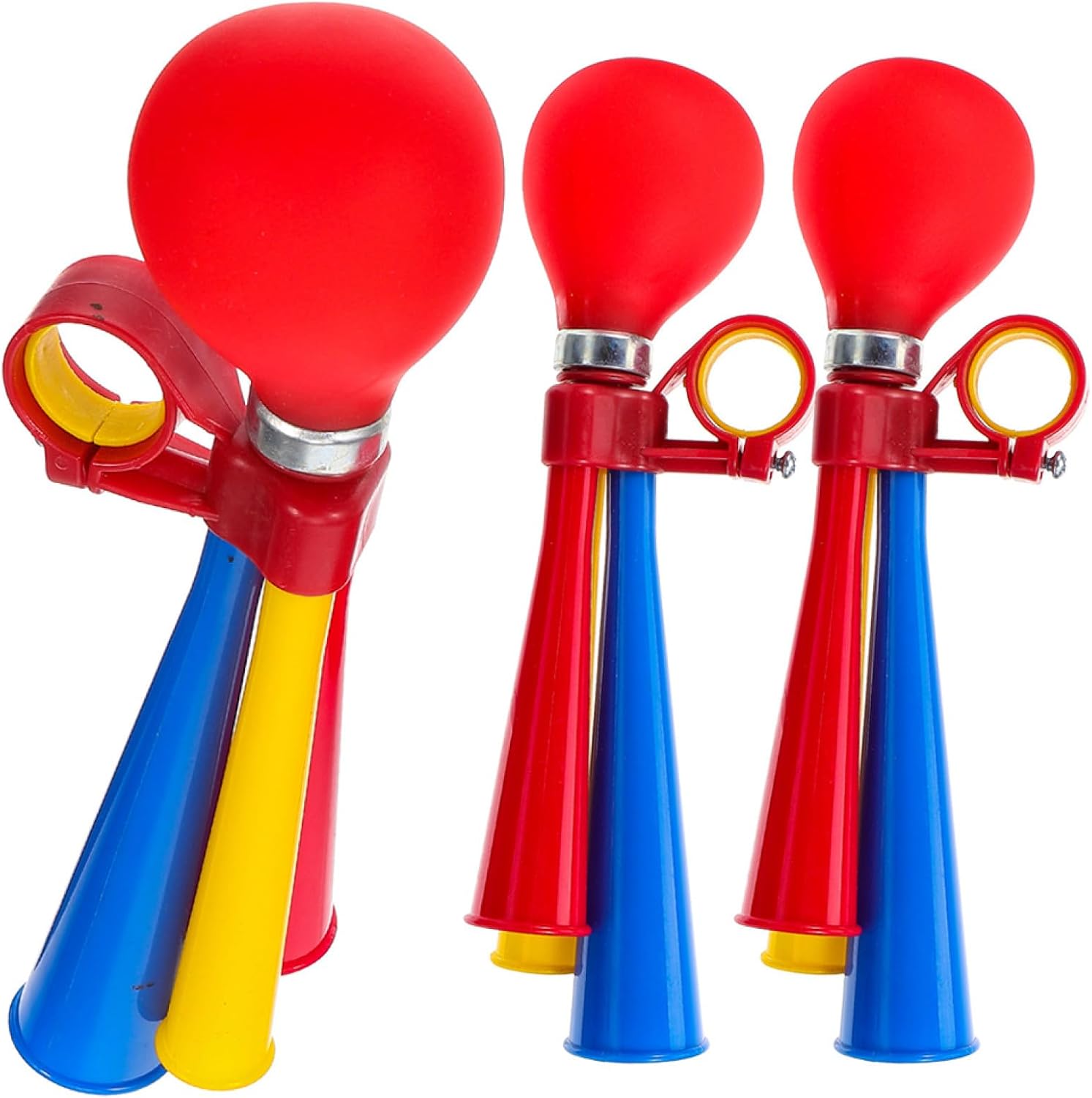 3pcs Portable Bike Horns Air Horns for Bicycles with Sturdy Construction and Road Cycling Accessories Random Color