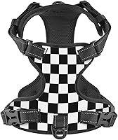 Vista 16 de Arnés reflectante vintage para perro, chaleco suave sin tirones, para perros pequeños, medianos y grandes, tamaño pequeño