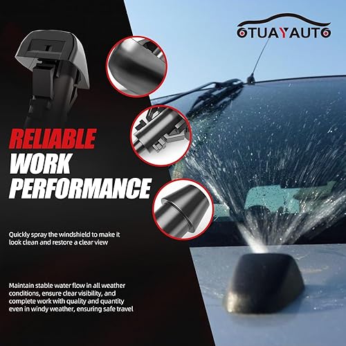 Miniatura 5 de OTUAYAUTO - Boquillas para limpiaparabrisas para Chrysler, Dodge, Jeep, Ram