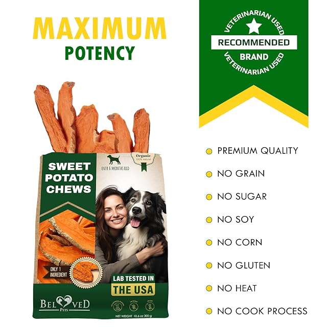 Foto 6 de 7 de Golosinas de batata fritas para perros, Snacks y Premios