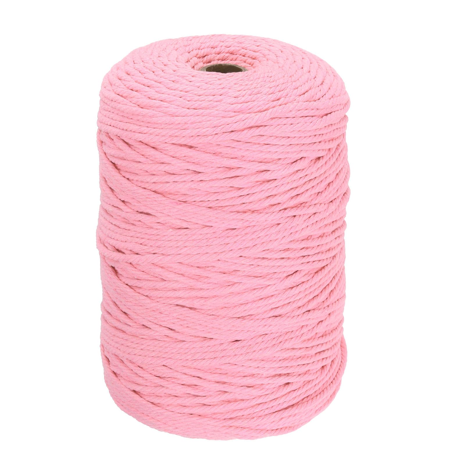 DMiotech 3mm x 300M (328 Yard) Dark Pink Natural Cotton Macrame Rope