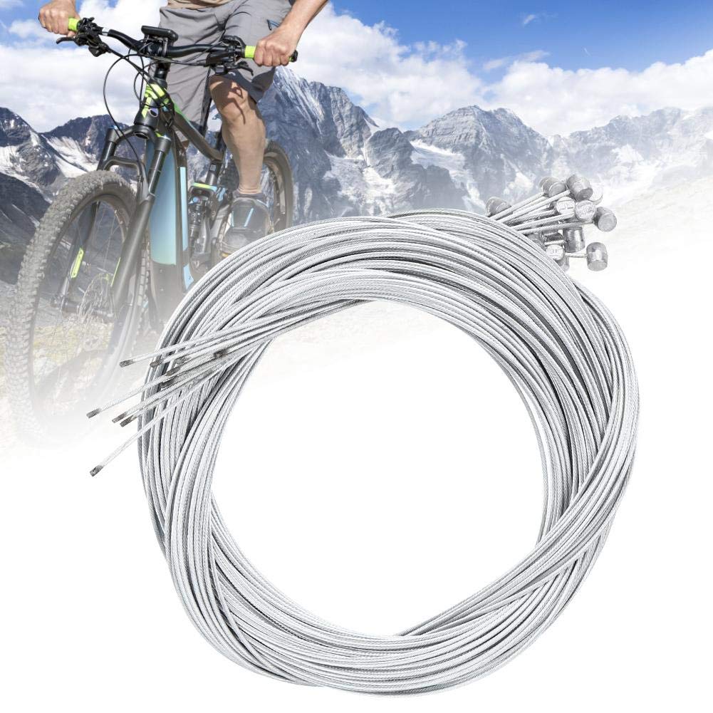 Cavo Freno Bici elettrica 20PCS Metallo 2,5 m Lunghezza 1,6 mm Spessore Bicicletta elettrica Cavo Posteriore Cavo Freno Linea Accessori per Ciclismo