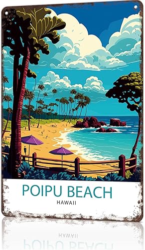 Funny Signs Poster 8x12inch Aluminum metal Tin Sign Poipu Croatia Wall Art Decoration Painting For Home Room Office Decor