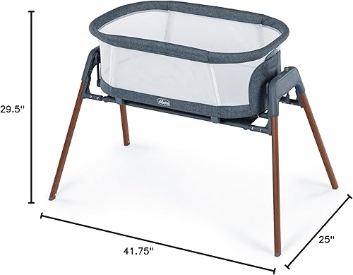 Miniatura 10 de Chicco LullaGlide - Cuna portátil 3 en 1, estacionaria, deslizante y portátil, colchón impermeable y sábana bajera, moisés de viaje para bebé,