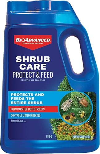 BioAdvanced Cuidado de arbustos Protect & Feed, Gránulos, 10 lb