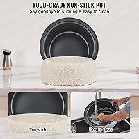 Vista 4 de VEVOR Olla Arrocera Comercial, Olla Arrocera de 40 Tazas, Olla Arrocera Grande de 8.45 Qt / 8 Litros y Calentador con Olla Interior Antiadherente