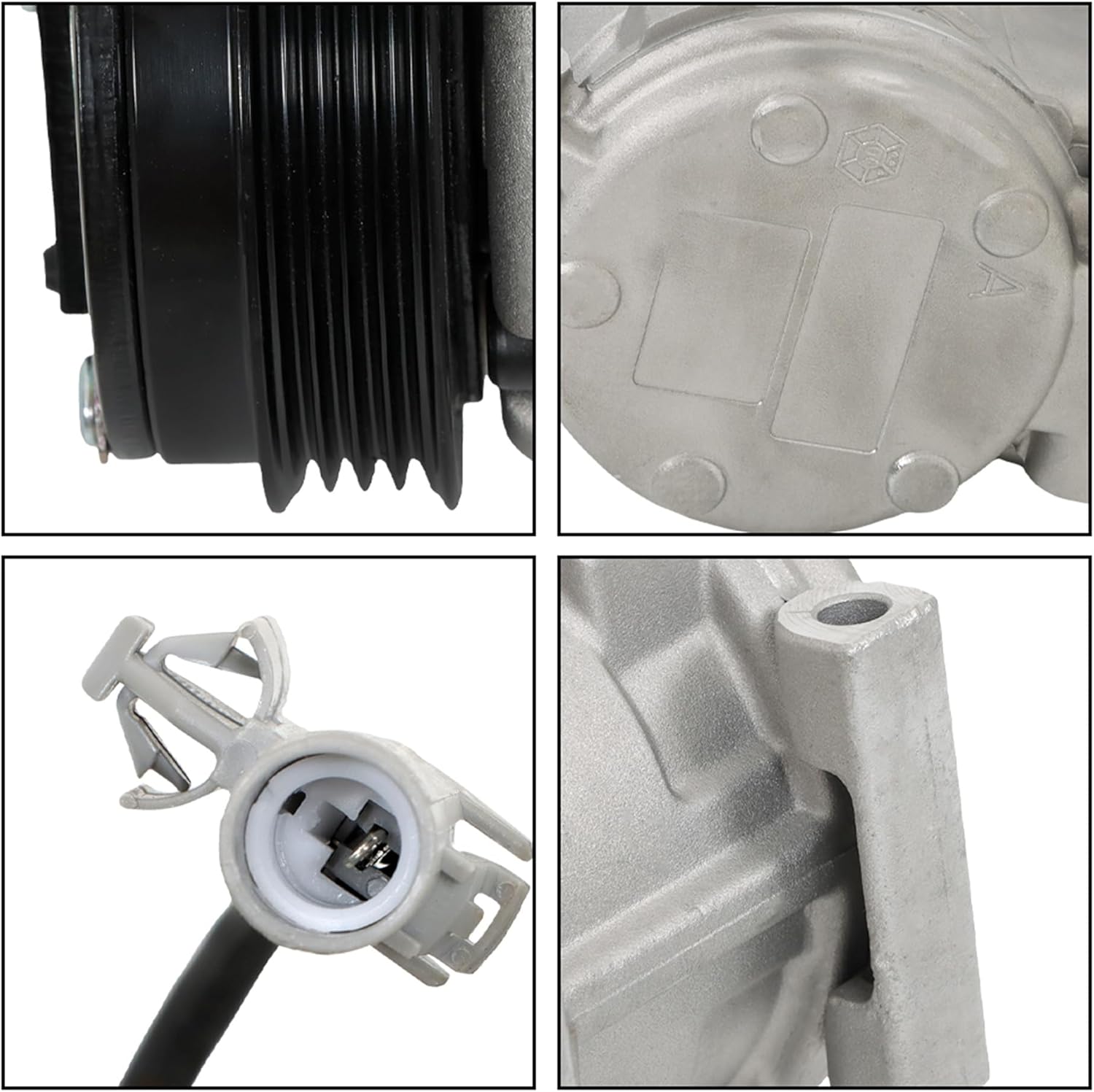 A/C Compressor Replacement for 4710222 Replacement for Taco-ma L4 2.4L 2.7L ONLY 1998-2004