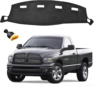 GZSH Dash Cover Mat fit for Dodge Ram 1500 2500 3500 2002-2005 with Dust Brush |Easy to Install| |Full Cover| Dodge Ram Dashboard Cover