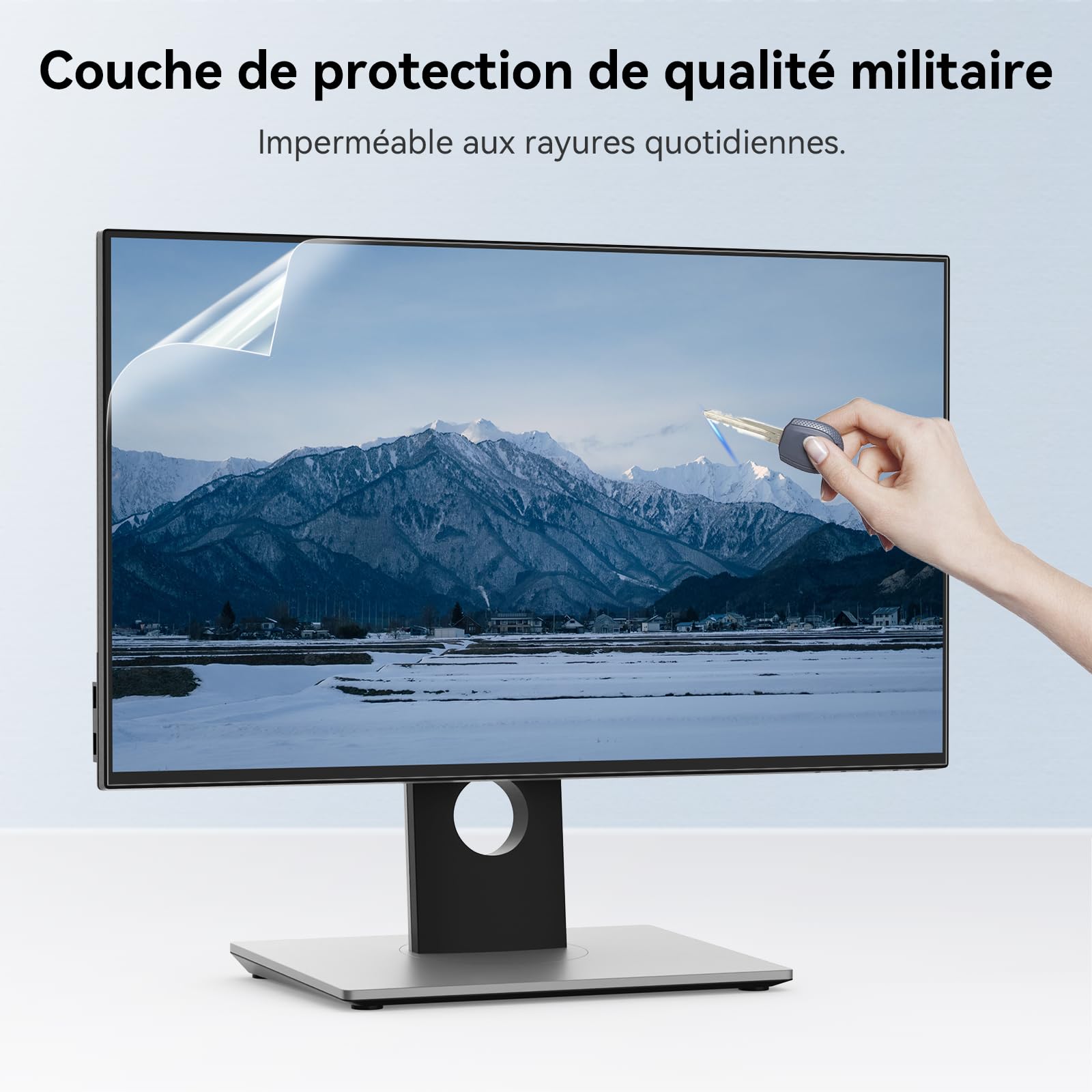 Protescreen Filtro schermo luce blu da 27 pollici, protezione schermo rimovibile per PC e monitor da 27" 16:9 Widescreen Computer