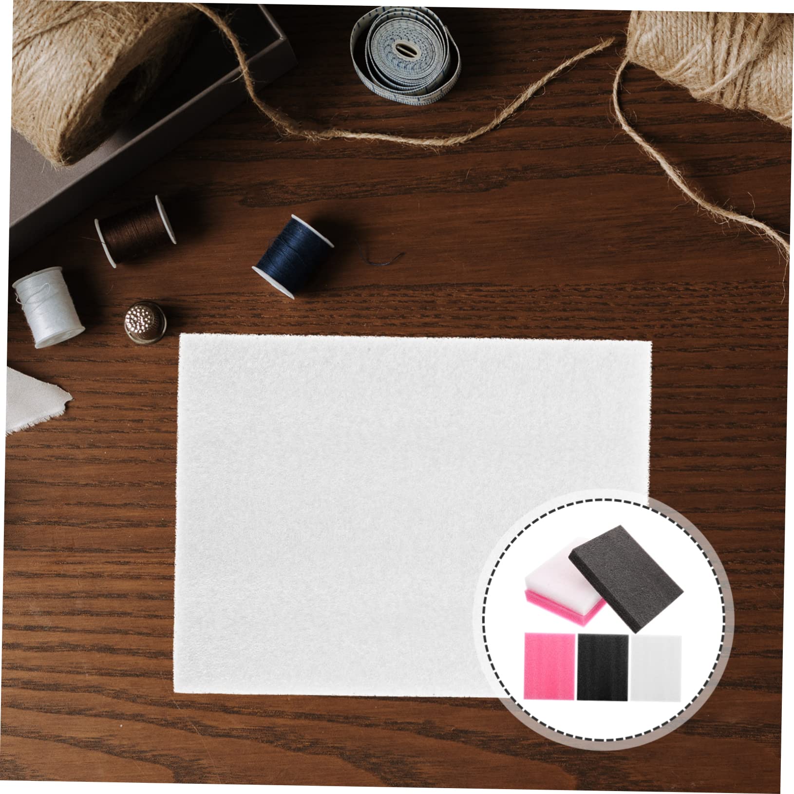 BEBEMOKO Felting Pads Large Felting Pad Dense Foam Mat Wool Roving DIY Wool Felt Material