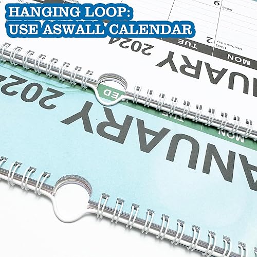 Miniatura 4 de Calendario de pared 2024  Calendario de pared 2024-2025, enero de 2024 a junio de 2025, 12 x 17 pulgadas, calendario mensual de pared 2024 con