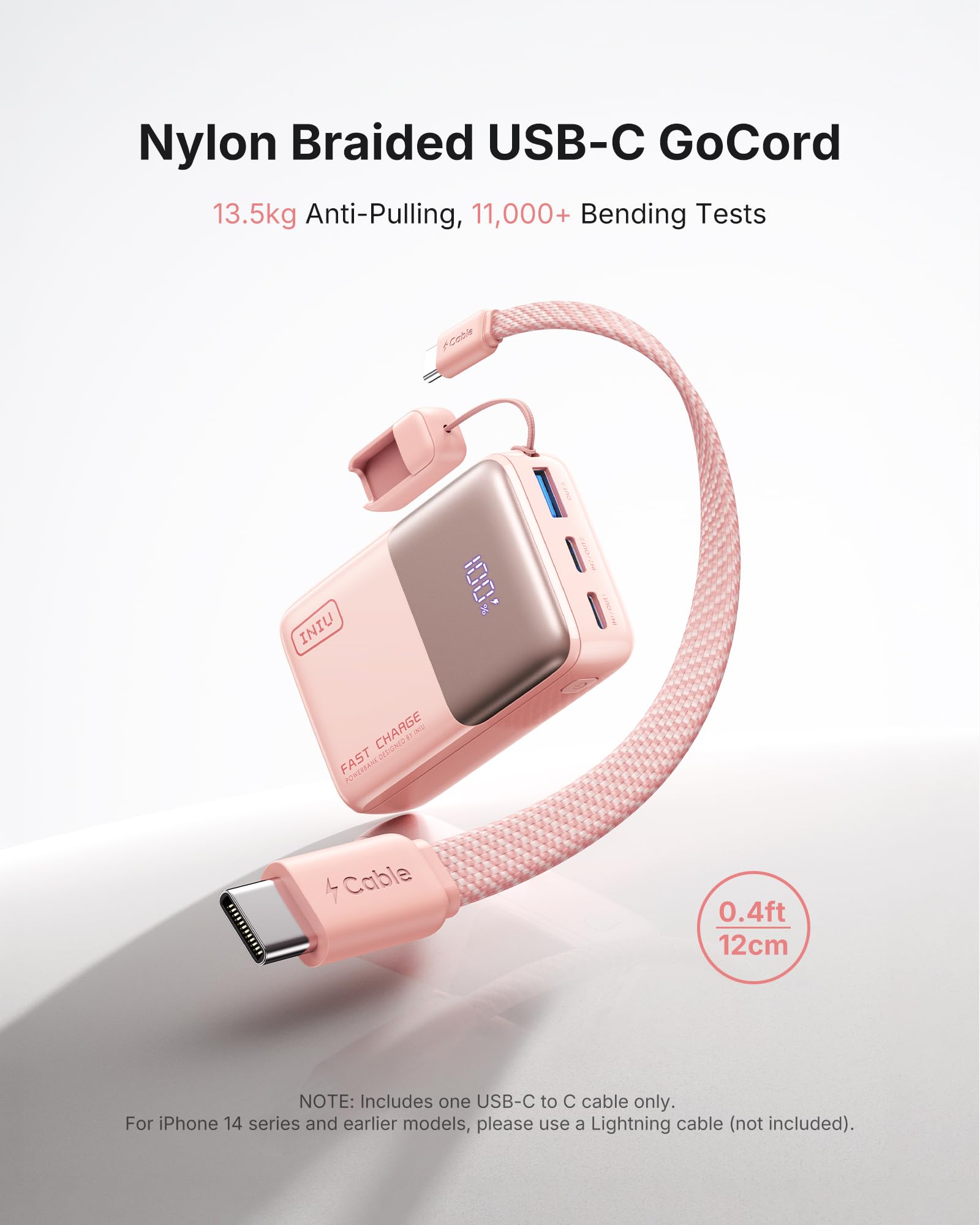 INIU Batterie Externe, Ultra Mini 10000mAh 45W Charge Rapide Power Bank