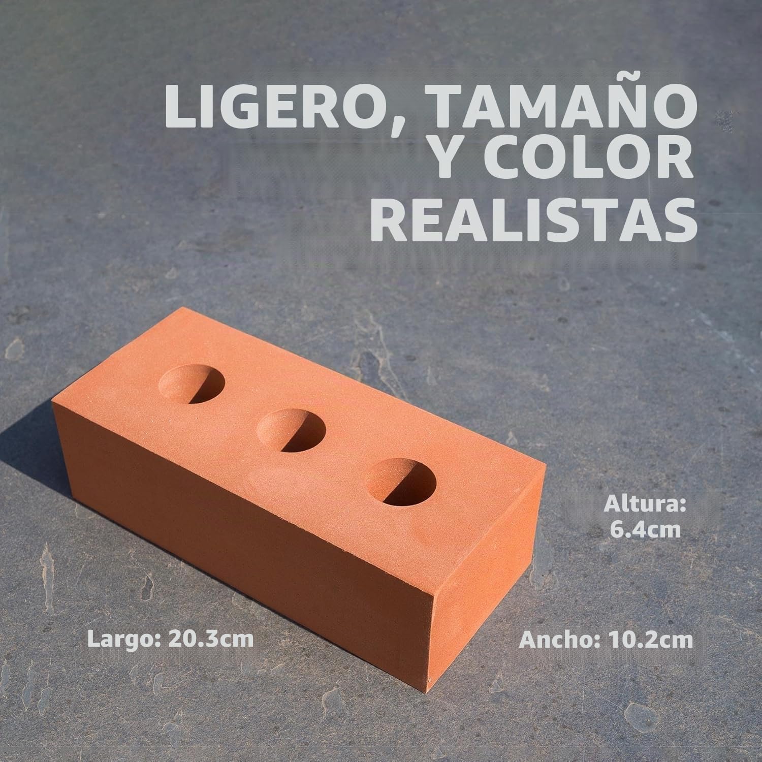 Bluecaps Bloques de Espuma, tamaño real, juguete realista de construcción para niños