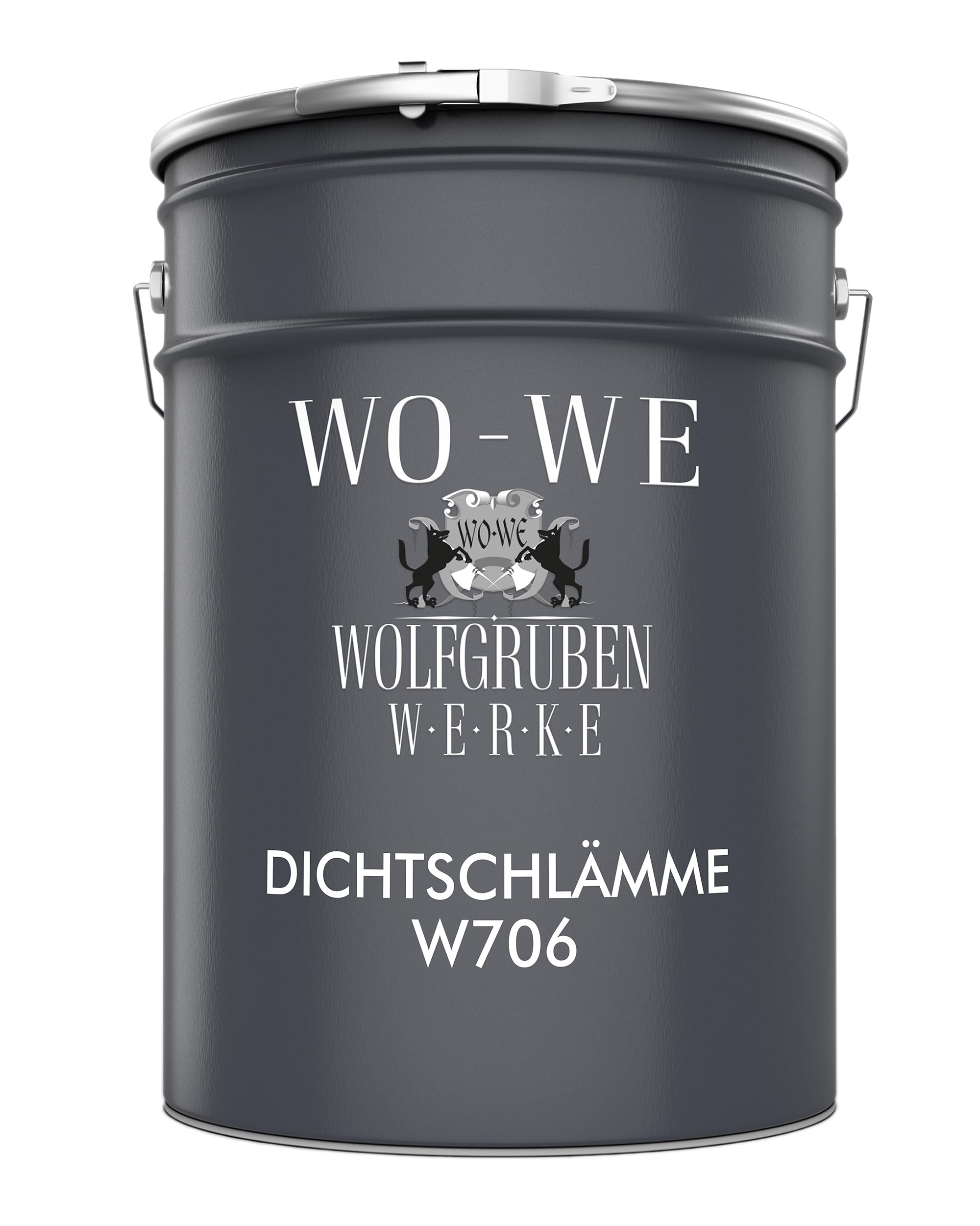 WO-WE 1K Dichtschlämme Balkonabdichtung Abdichtung Bad Terrasse Balkon Dichtungsschlämme Hellgrau - 10KG