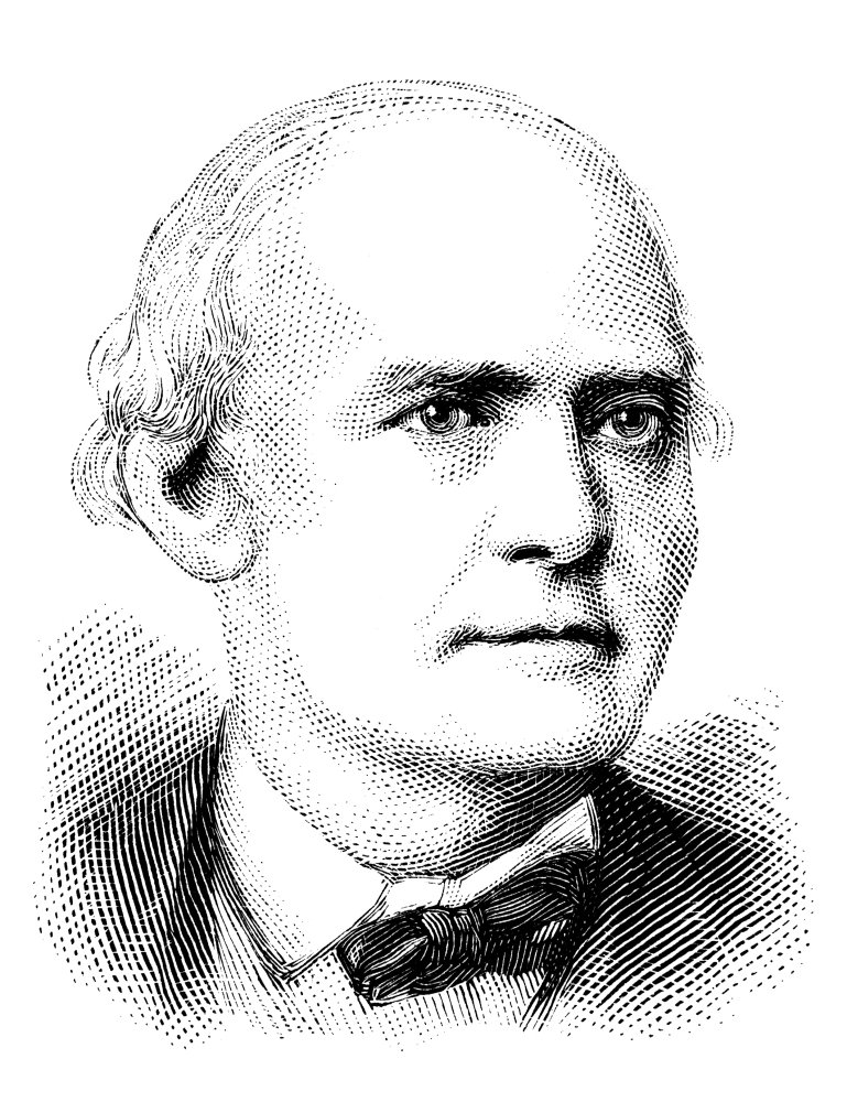 Arthur Cayley (1821-1895) Nenglish Mathematician Line Engraving 1884 Poster Print by (24 x 36)