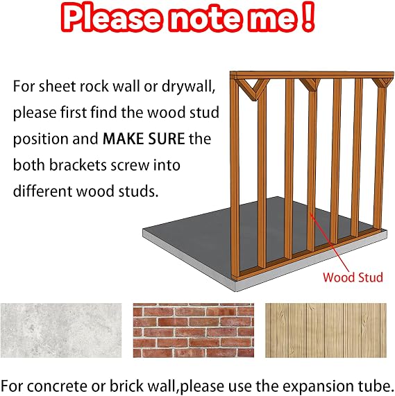 MM MELISEN Walnut 24x16 Wall Mounted Folding Table