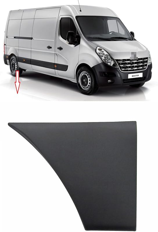Moldura lateral do painel traseiro da porta direita MKAREPART para Master, Movano, Interstar e NV400 – 1 unidade