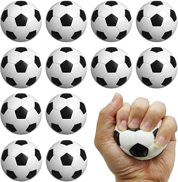 NHCDFA 12 PCS Mini Footballs, Small Football, Desktop Ornaments for Office Desk & Football Themed Party Decor, Portable Relaxation Accessories for Adults & Sports Lovers