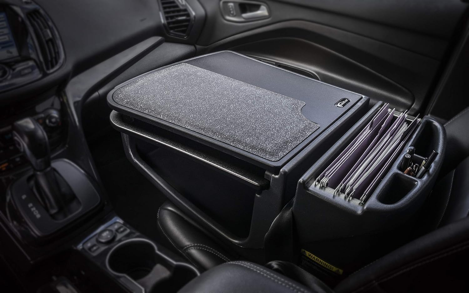 AutoExec AUE10000 GripMaster Car Desk Grey Finish, Without Inverter, Grey
