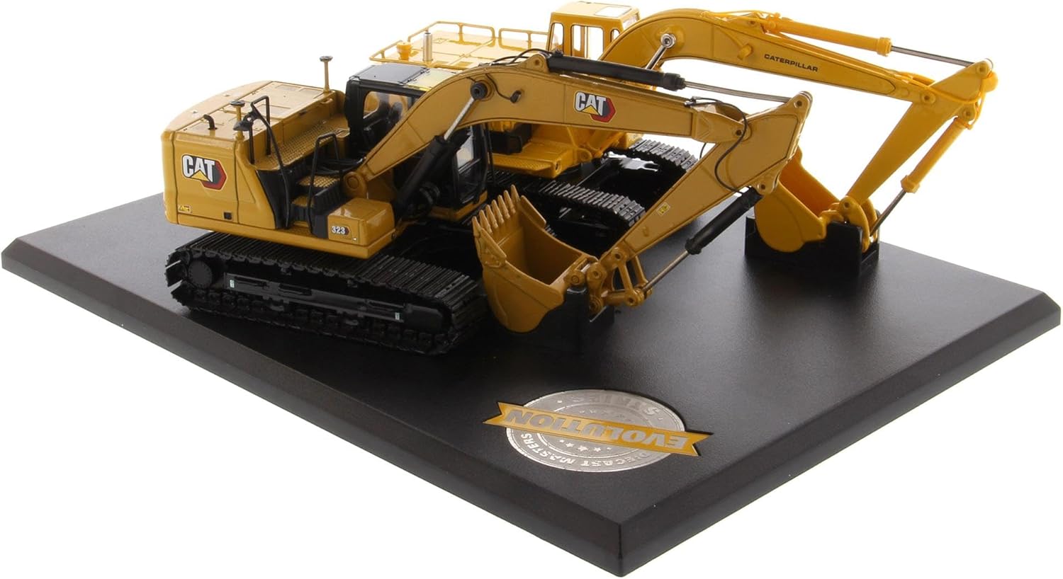 Diecast Masters | 1:50 Scale Cat 225 and 323 Excavators Evolution Series 85715