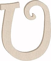 Vista 23 de Pequeña letra de madera de 2 pulgadas con forma de letra L para manualidades, decoración de letras sin terminar del alfabeto para niña, forma ABC