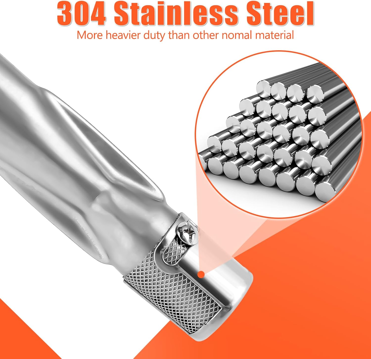 QuliMetal 18" Grill Burner and 7637 7635 Grill Parts for Weber Spirit E-210, Spirit 200, GS4 Spirit II 200