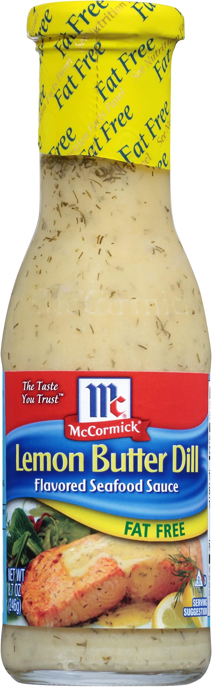 McCormick Golden Dipt Fat Free Lemon Butter Dill Sauce, 8.7 oz (Pack of 6)