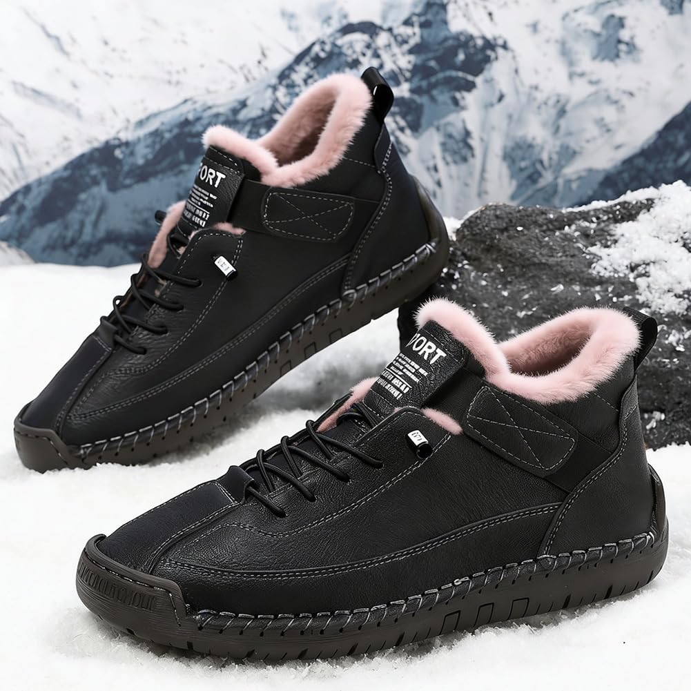 2026 Upgrade Forro Polar de Invierno Zapatos Montela, Zapatillas Montela, Zapatillas ortopédicas cómodas e indoloras, impermeables y antideslizantes, unisex