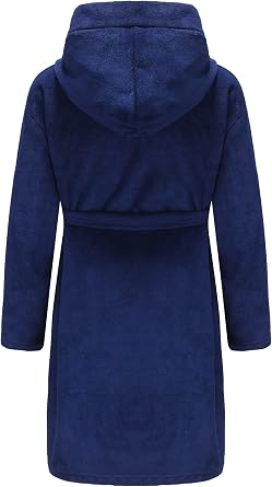 Boys Girls Bathrobe Soft Towel Hooded Robe Terry cloth Turkish Cotton Bathrobe
