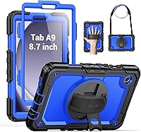 Vista 26 de SEYMAC Funda protectora resistente a prueba de golpes para Samsung Galaxy Tab A9 de 8.7 pulgadas 2023 (SM-X110/X115/X117), resistente a prueba