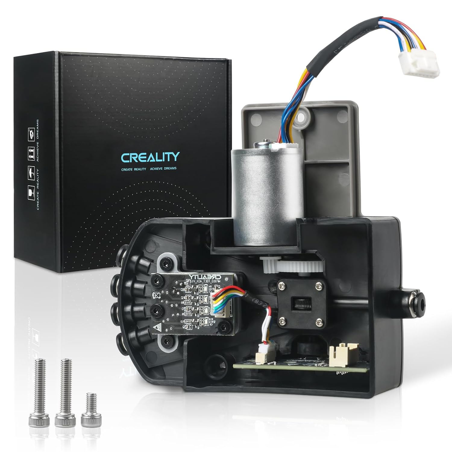 Creality Original CFS Bottom Bracket 3D Printer Accessories, CFS Five-Way Kit, Official Replacement Applicable to Creality Filament System, Includes Brushless Motor 0.35A 24V