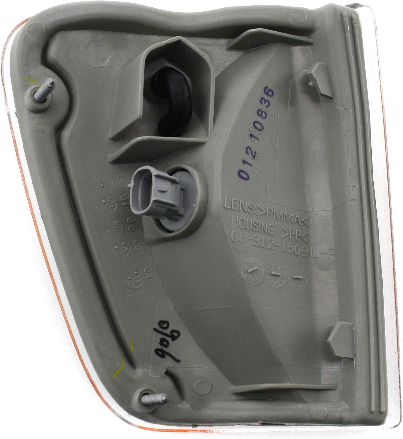 Evan Fischer Driver and Passenger Side Headlight Kit for Toyota T100 1993-1998 Halogen With bulb(s) W/Corner Light Turn Signal Light Mounts on Bumper Replaces# 8111034010 8115034010 8162034010