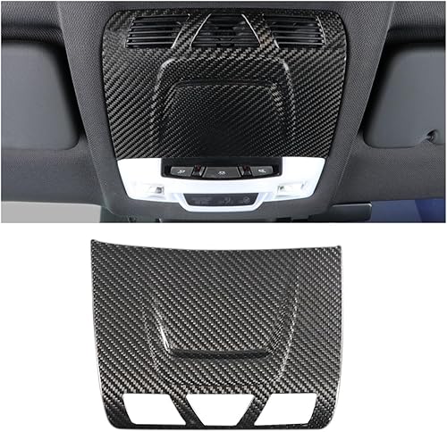 Miniatura 5 de Dry Carbon Fiber Tuning Accessories Roof Reading Light Stickers Compatible for Toyota Supra A90 MK5 2019-2023, Decoration Cover