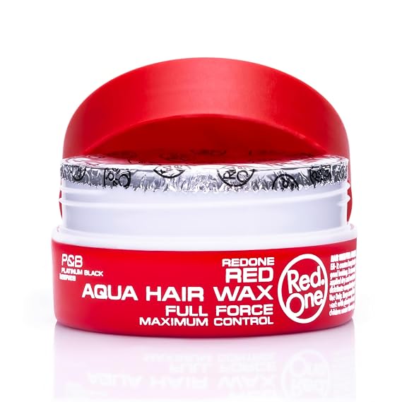 Redone Hair Wax Red 150ml Pack of 2 | Strong Hold & High Shine Hair Styling Wax for Men & Women | Strawberry Scent | Gel Wax for Hair, Beard & Moustache Control | Professional Long Lasting Finish
