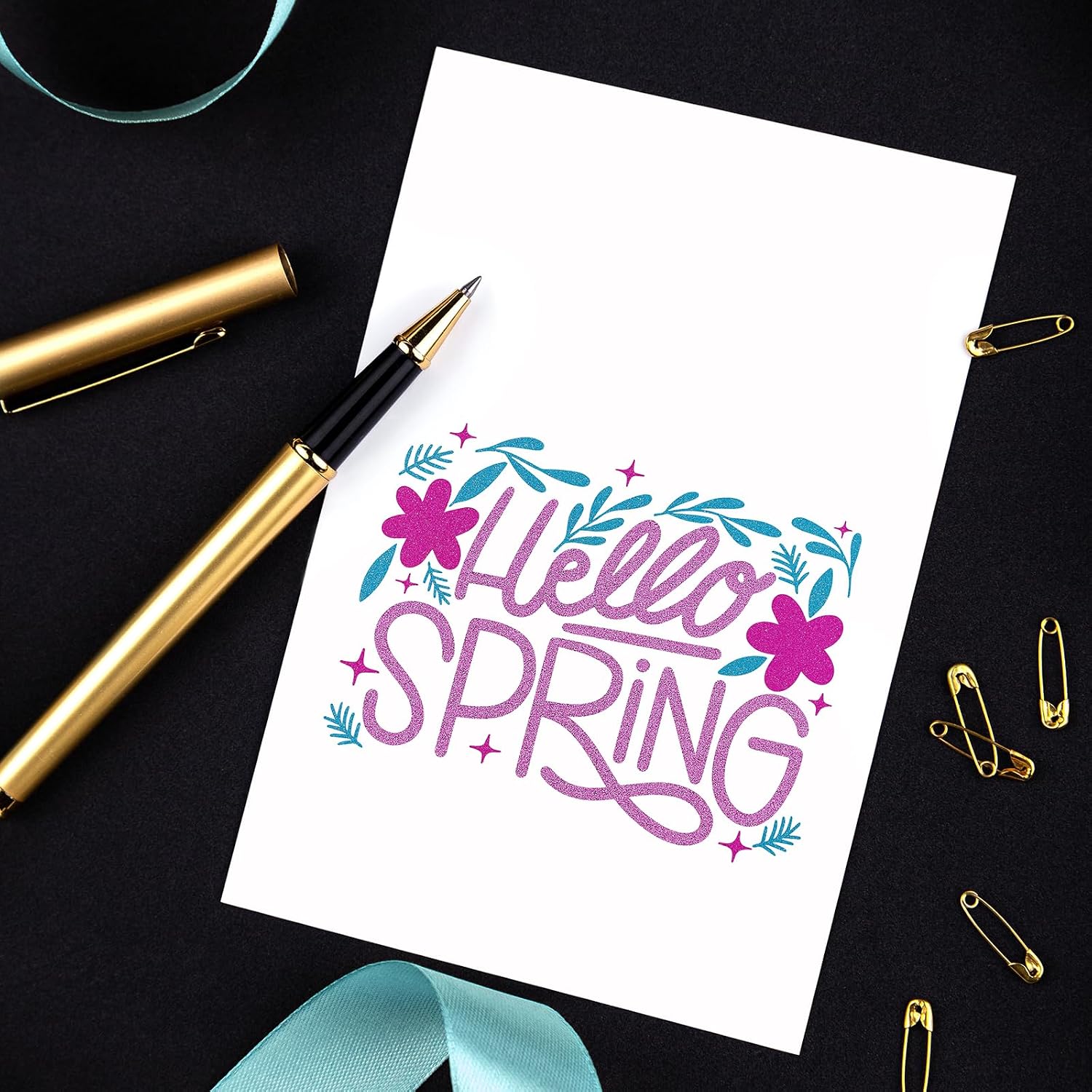 Ant PVP 9.5 inch Width Shimmer Glitter Smart Matless Vinyl 9.5inch x 20ft, Pink Compatible with Cricut Joy Xtra Create Decals Stickers & More All-Weather & Fade-Proof Ideal for Outdoor Use