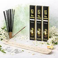 Kit 3 Caixas Incenso Abre Caminhos Natural Premium (7 varetas por caixa) – Aroma para Prosperidade, Renovação de Energias, Harmonia e Bem-Estar – Ideal para Casa, Meditação e Relaxamento