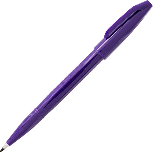 Miniatura 4 de Pentel Arts Sign - Bolígrafo con punta de fibra, tinta violeta, paquete de 36 unidades (S520PC36V)