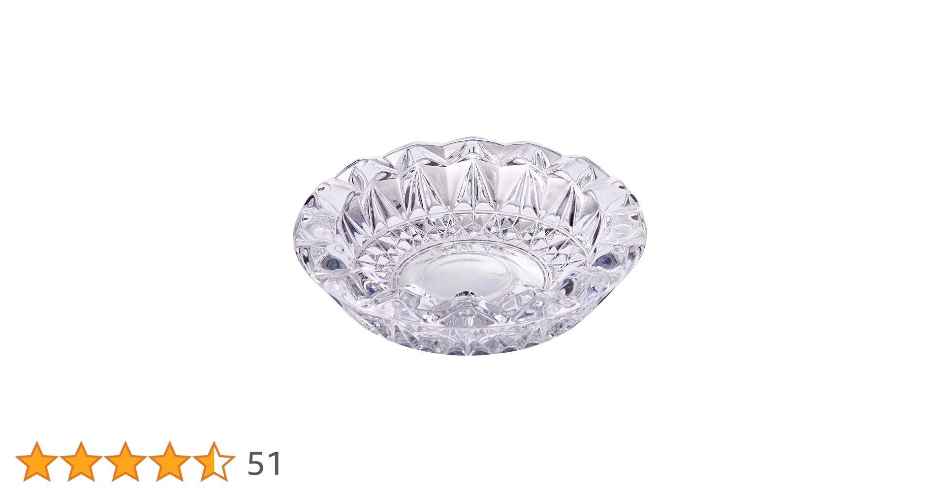 ガラスの灰皿 灰皿 おしゃれ ガラス トレド 大 東洋佐々木 P-05508-JAN : Sara