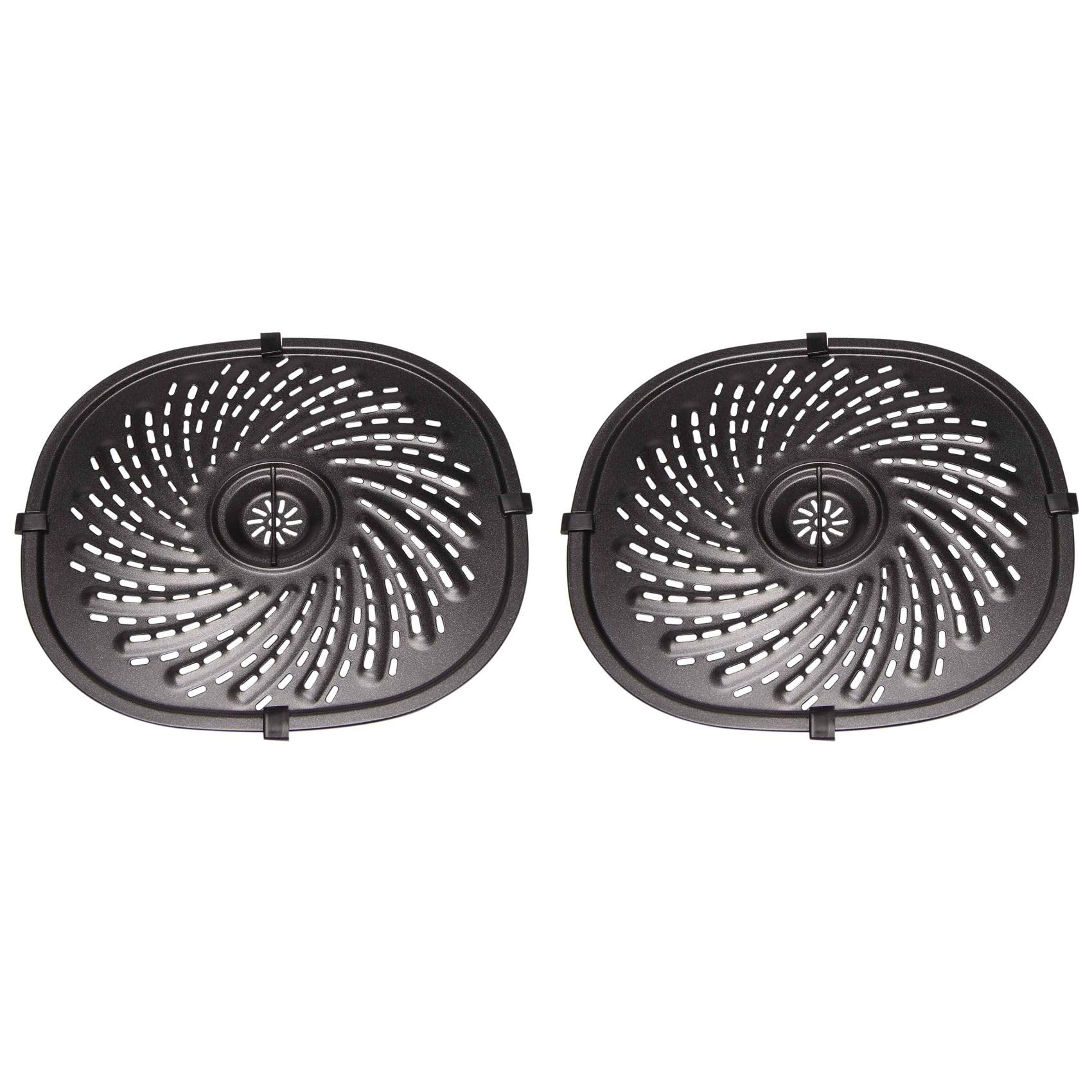 Teuypty 2X Air Fryer Replacement Grill Pan for Power XL Gowise 7QT Air Fryers,Nonstick Coating Crisper Plate,Air Fryer Part