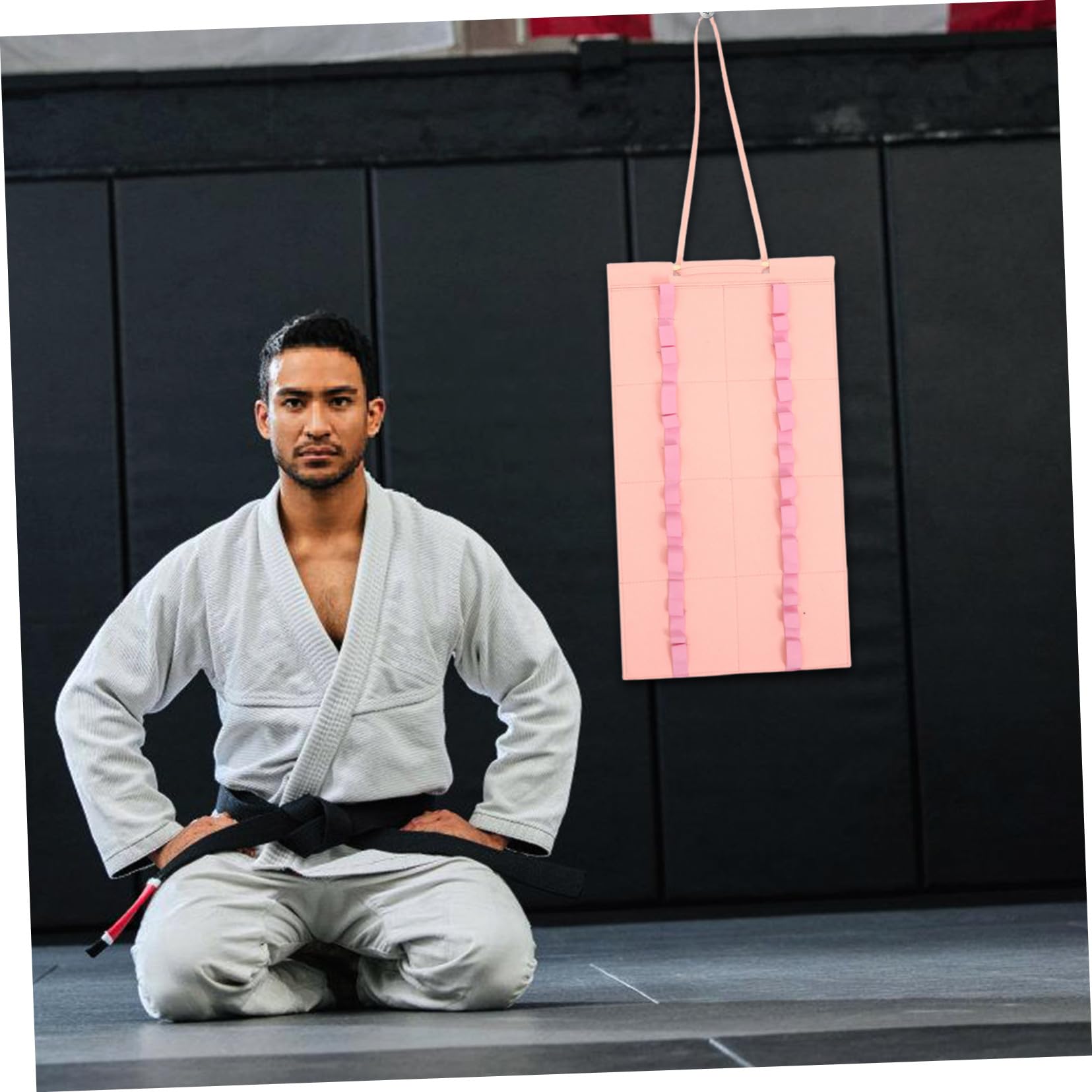 Bolsa Plegable de Fieltro para Baquetas 2 Piezas Rosa