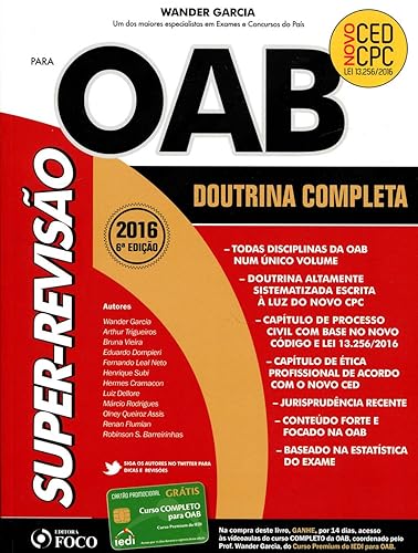 Super-Revisão Para OAB: Doutrina Completa