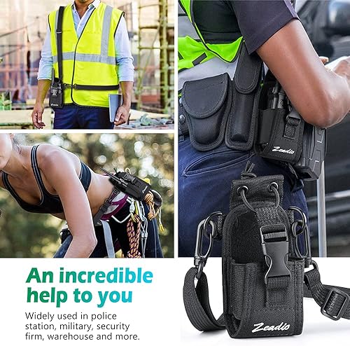 Vista 5 de Zeadio Estuche multifunción para teléfono GPS Radio bidireccional ZNC-C, ZNC-C, Bolsa