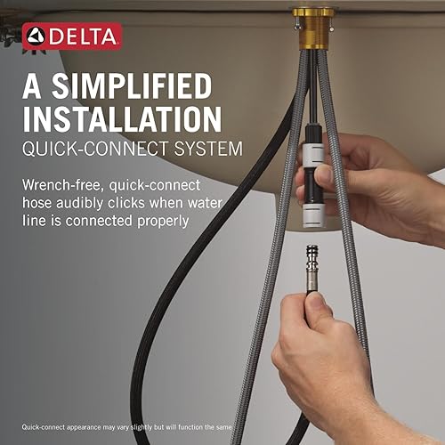 Miniatura 16 de Delta Faucet Nicoli - Grifo con distancia cromado para el baño, para 3 agujeros Inoxidable