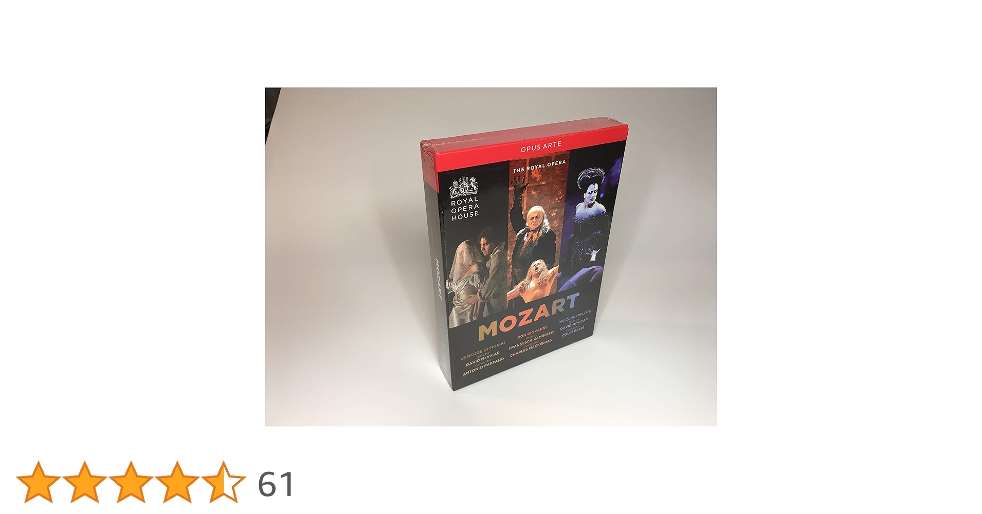 Amazon.co.jp: モーツァルト:オペラ BOXセット《DVD 5discs