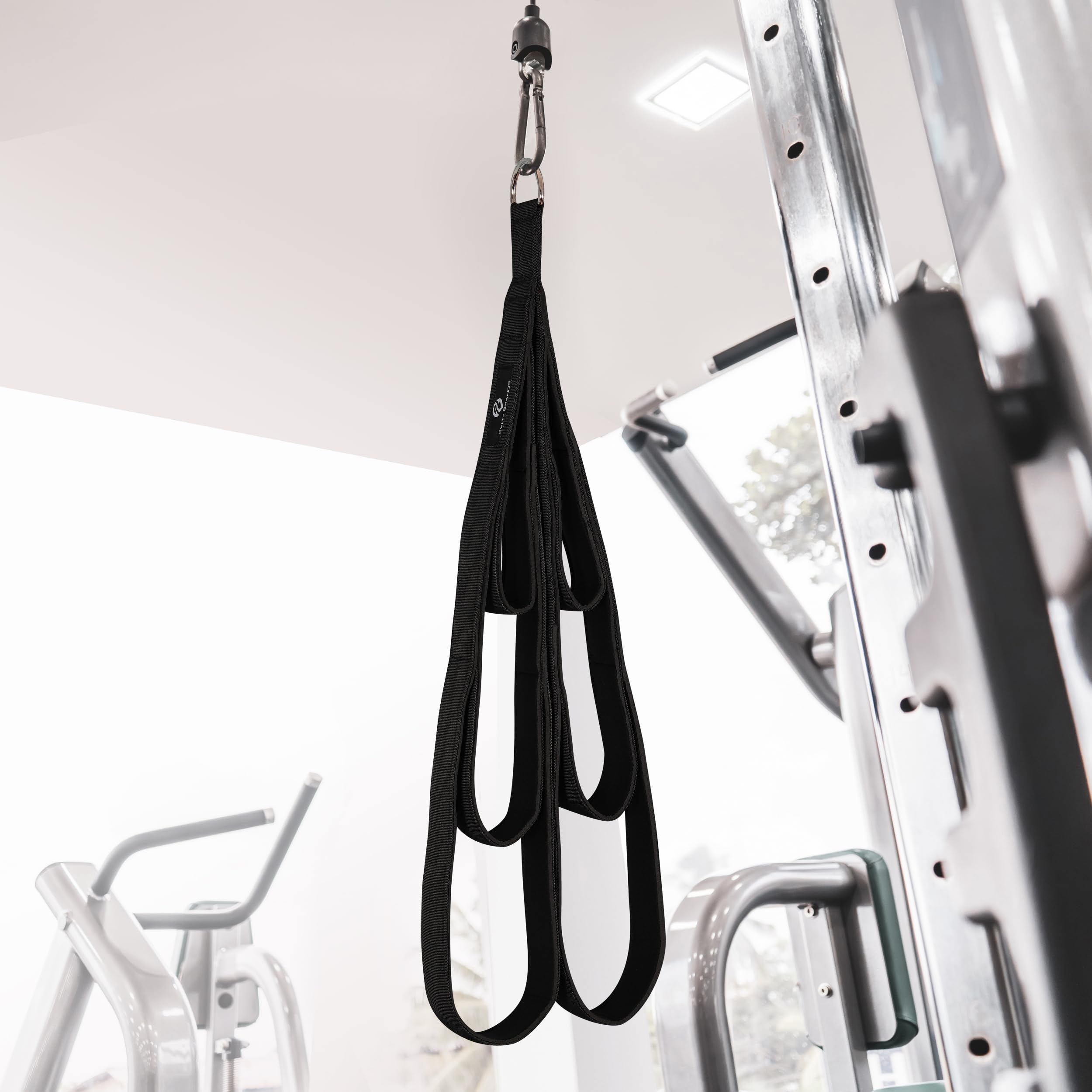 EVMT Ultimate - Corda per tricipiti da 33cm, 56cm, 74cm Attrezzatura Versatile per Allenamento della Forza, Accessori per Cavi robusti, Accessorio per Il Fissaggio LAT Pulldown di casa e Palestra